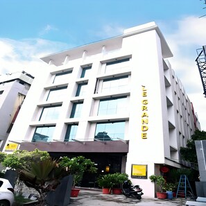 Voorkant van accommodatie