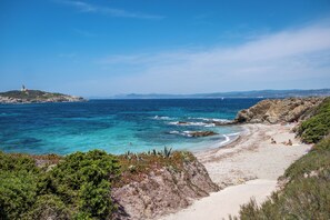 A la platja, immersió lleugera, surf de vela i vela 