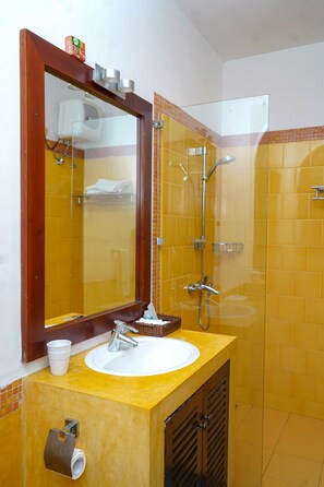 Ducha, artículos de tocador gratuitos
