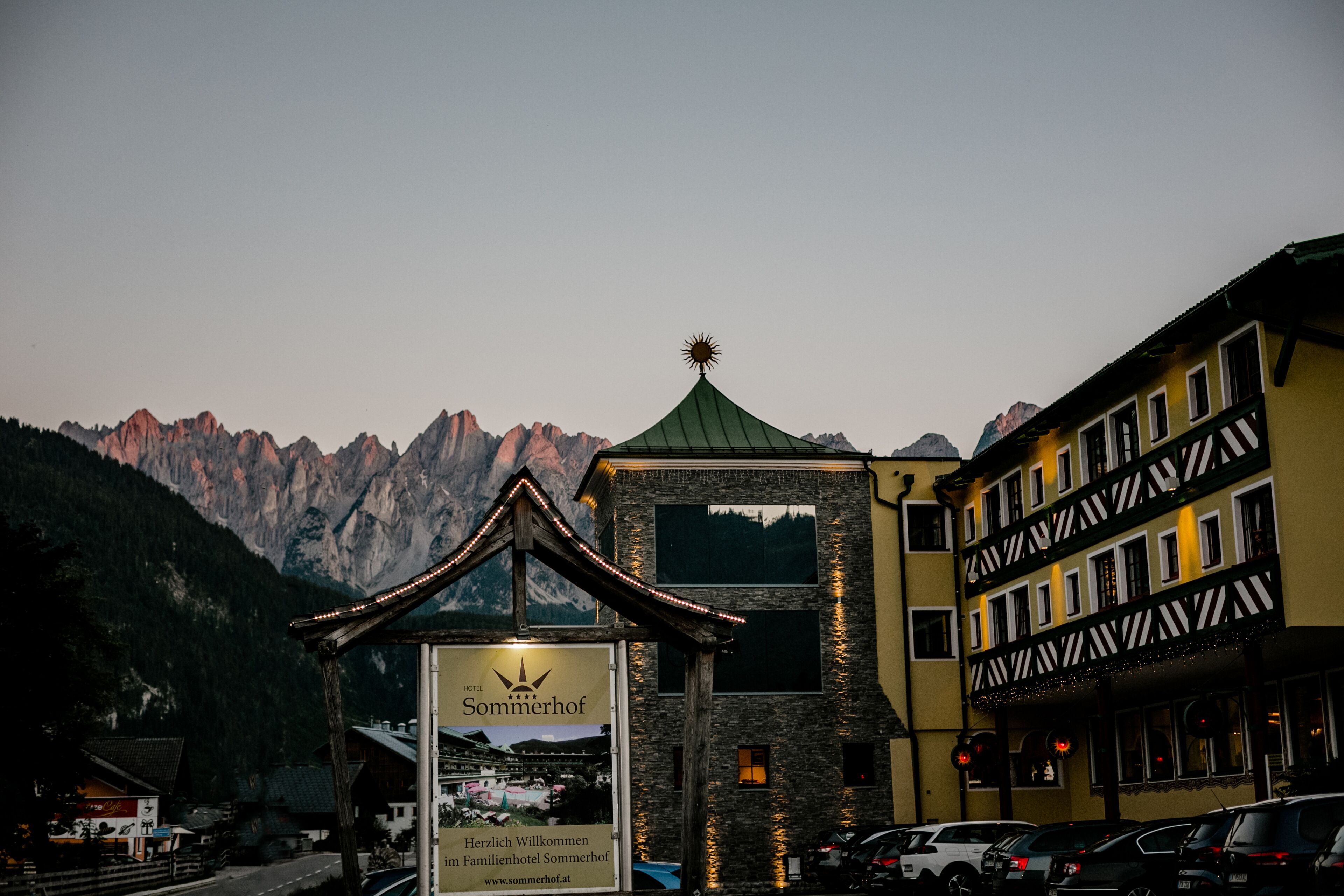 front of property – evening/night