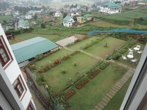 Blick von der Unterkunft