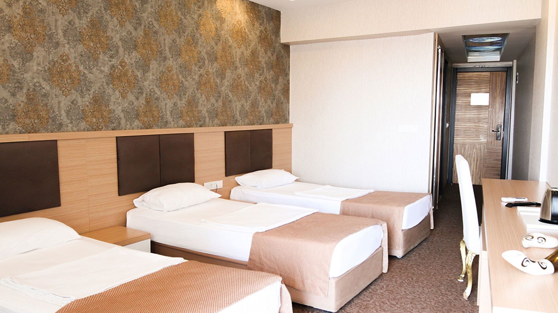 Premium bedding, minibar, in-room safe, rollaway beds
