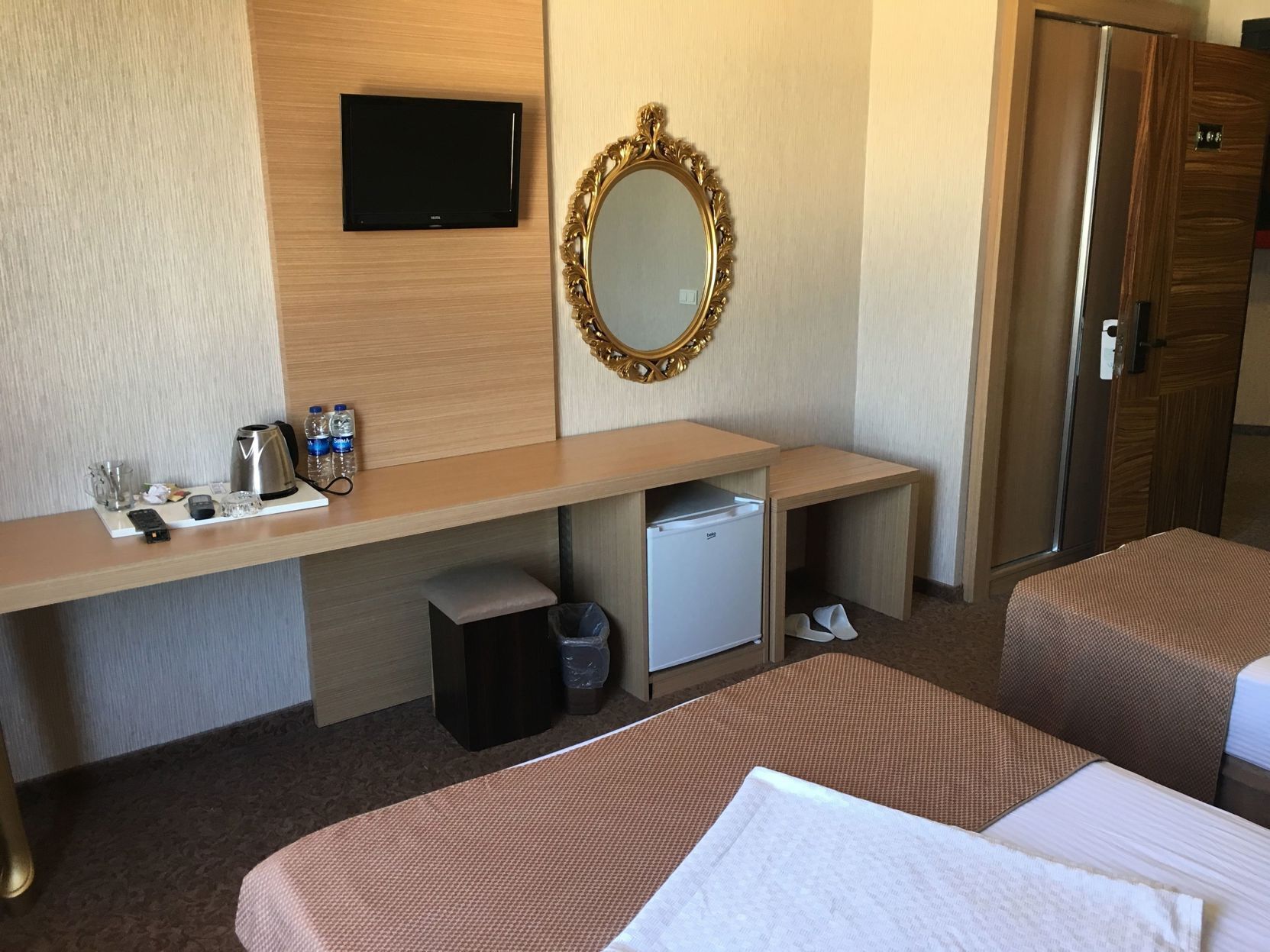 Premium bedding, minibar, in-room safe, rollaway beds