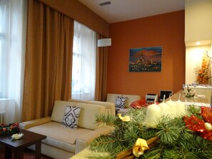 Lobby sitting area