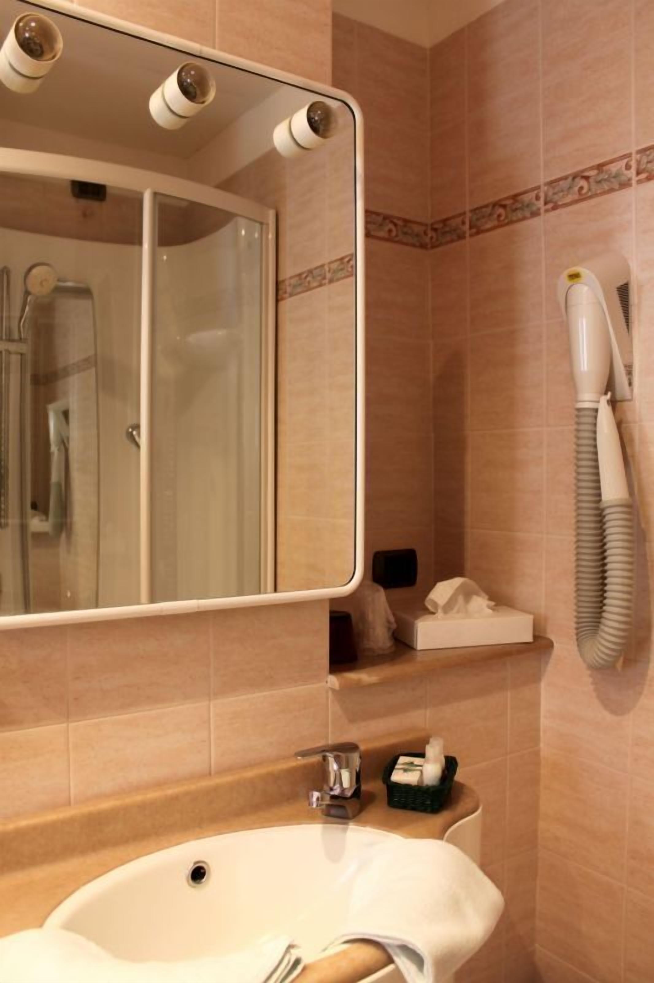 single room, mountain view | bathroom sink