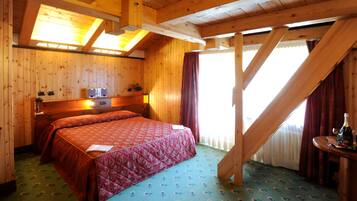 Dreibettzimmer, Bergblick