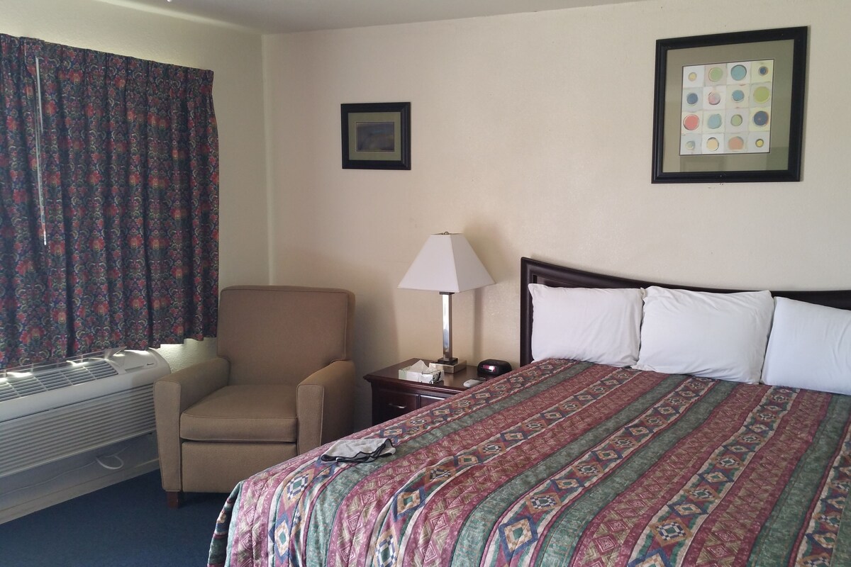Room, 1 King Bed, Non Smoking, Refrigerator & Microwave