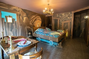 Habitación Deluxe doble | Ropa de cama de alta calidad, minibar, cortinas opacas