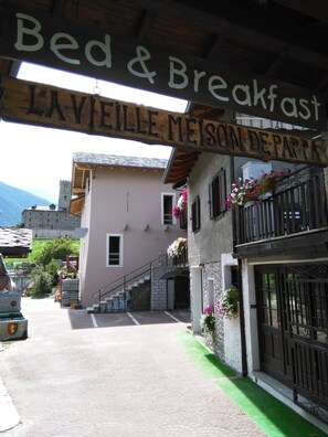 Fassade der Unterkunft