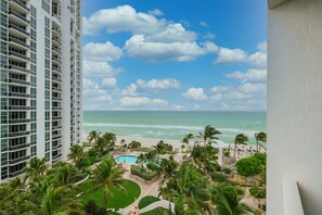 Luxury Suite, 1 Bedroom, Kitchen, Ocean View | Beach/ocean view - Private Ocean Condos at Trump Sunny Isles (Sunny Isles Beach)