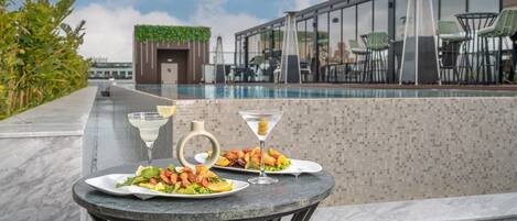 Terrasse sur le toit