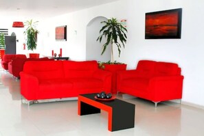 Zona de estar del vestíbulo