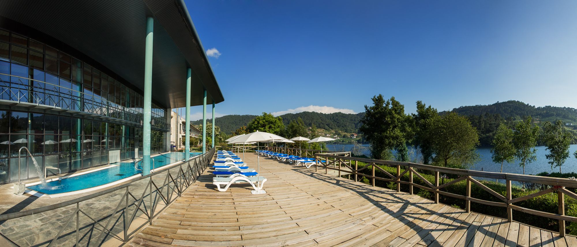 2 indoor pools, outdoor pool, pool loungers