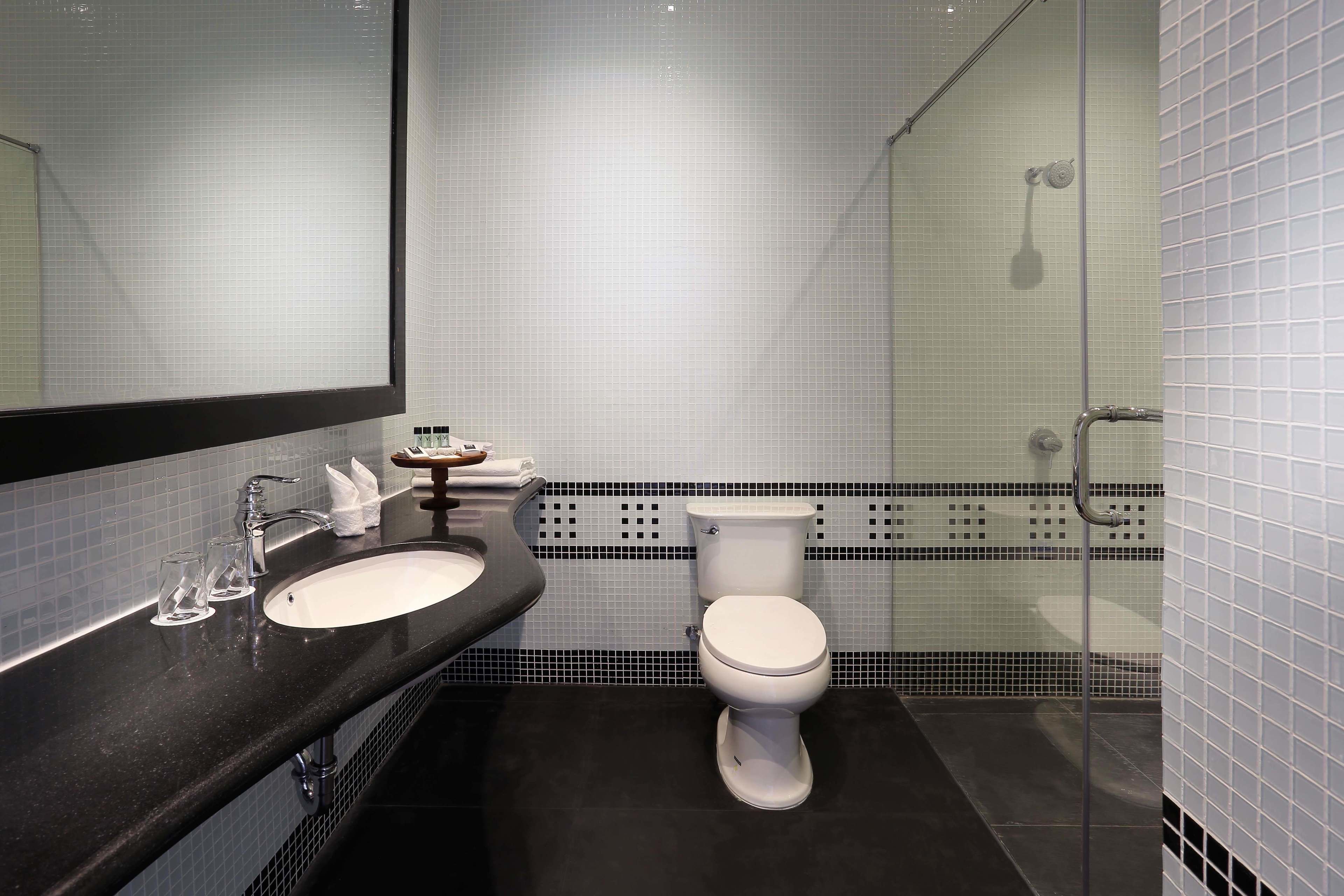 free toiletries, hair dryer, slippers, bidet