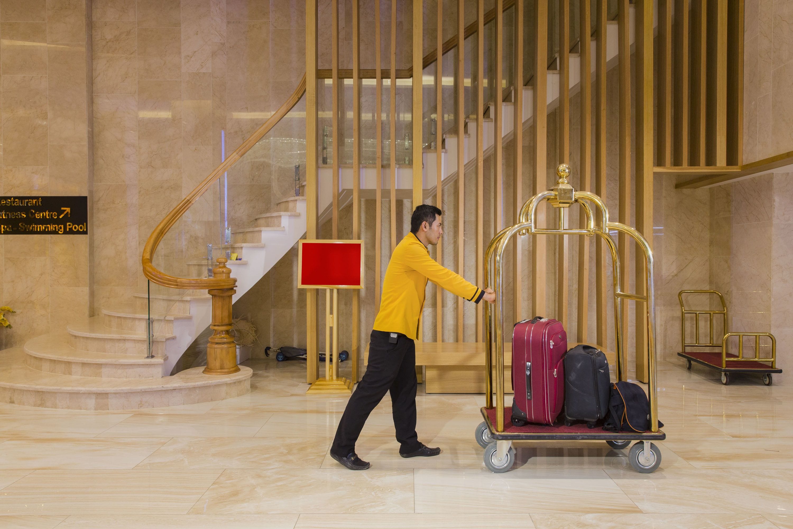 check-in/check-out kiosk