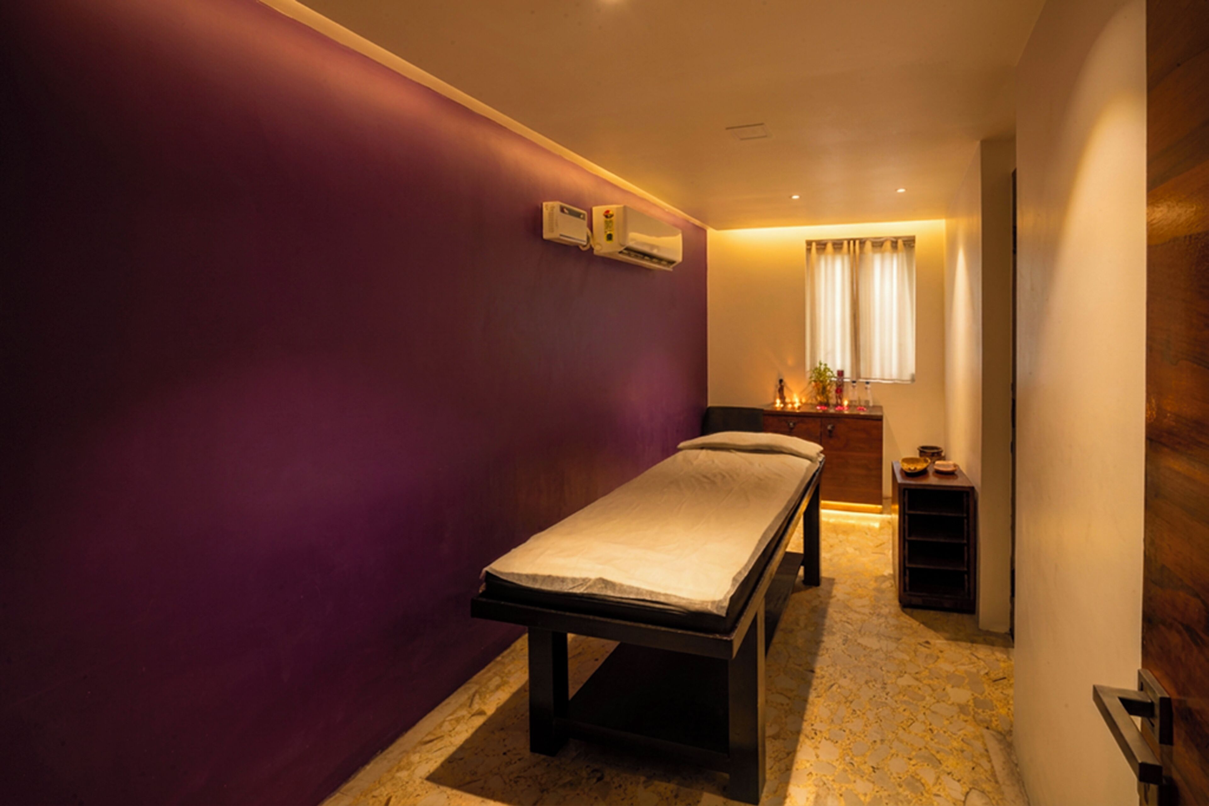 Facials, reflexology, massages