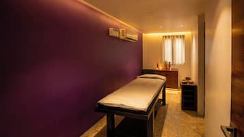 Facials, reflexology, massages