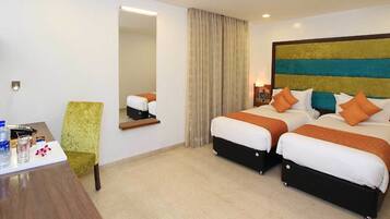 Kamar Double atau Twin Eksekutif, 1 kamar tidur | Seprai katun Mesir, seprai premium, busa memori, dan minibar