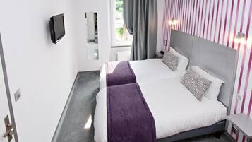 Comfort Twin kamer | Een bureau, geluiddichte muren, gratis wifi, beddengoed