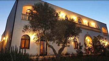 Front of property – evening/night