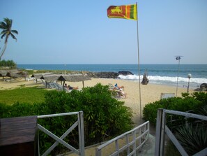 On the beach