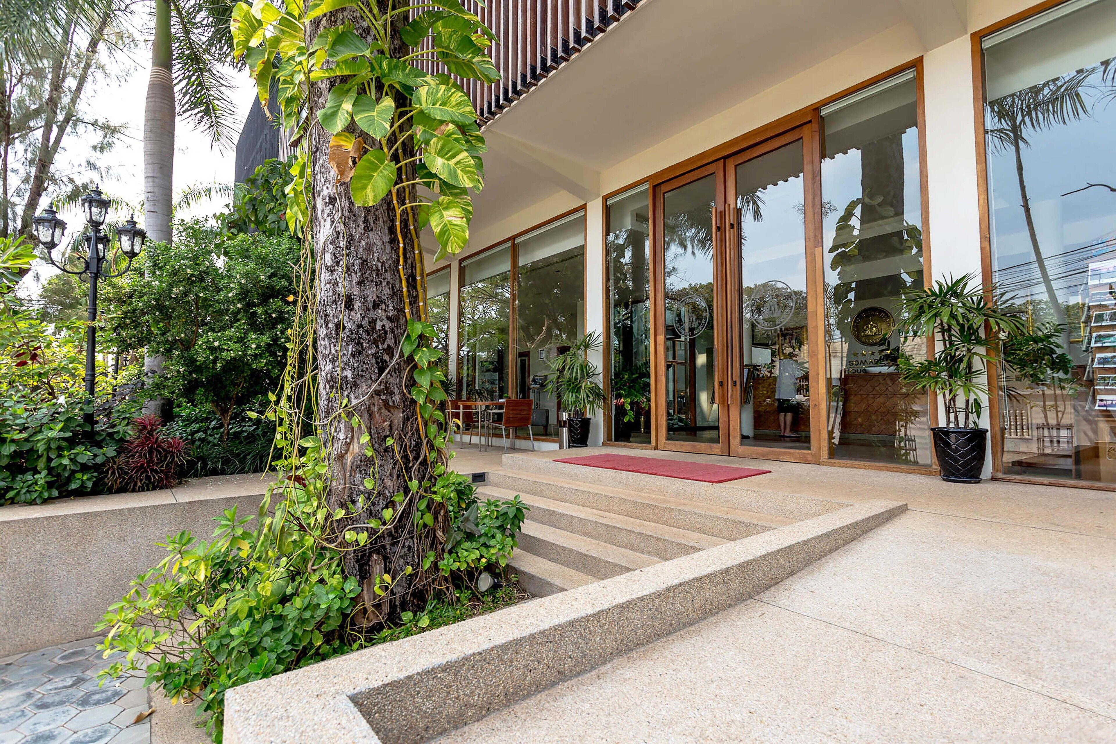 Facciata della struttura