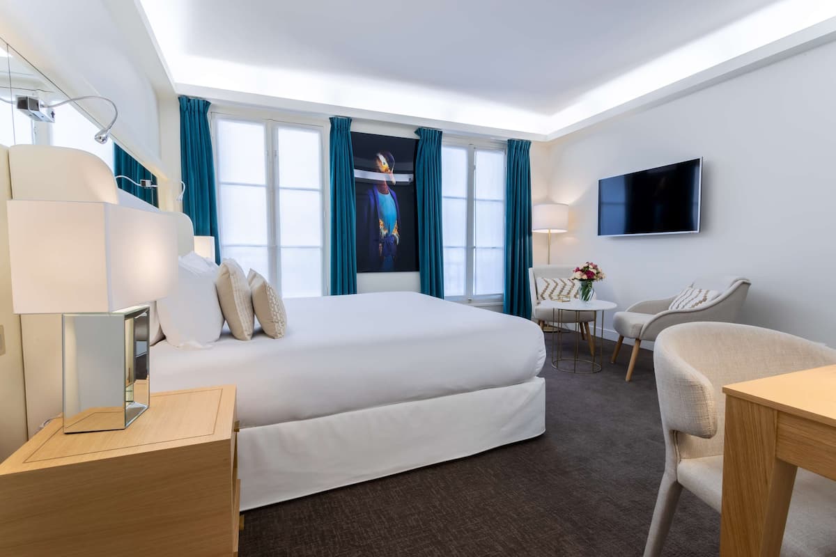 Junior-Suite, 1 King-Bett | Hochwertige Bettwaren, Minibar, Zimmersafe, Schreibtisch