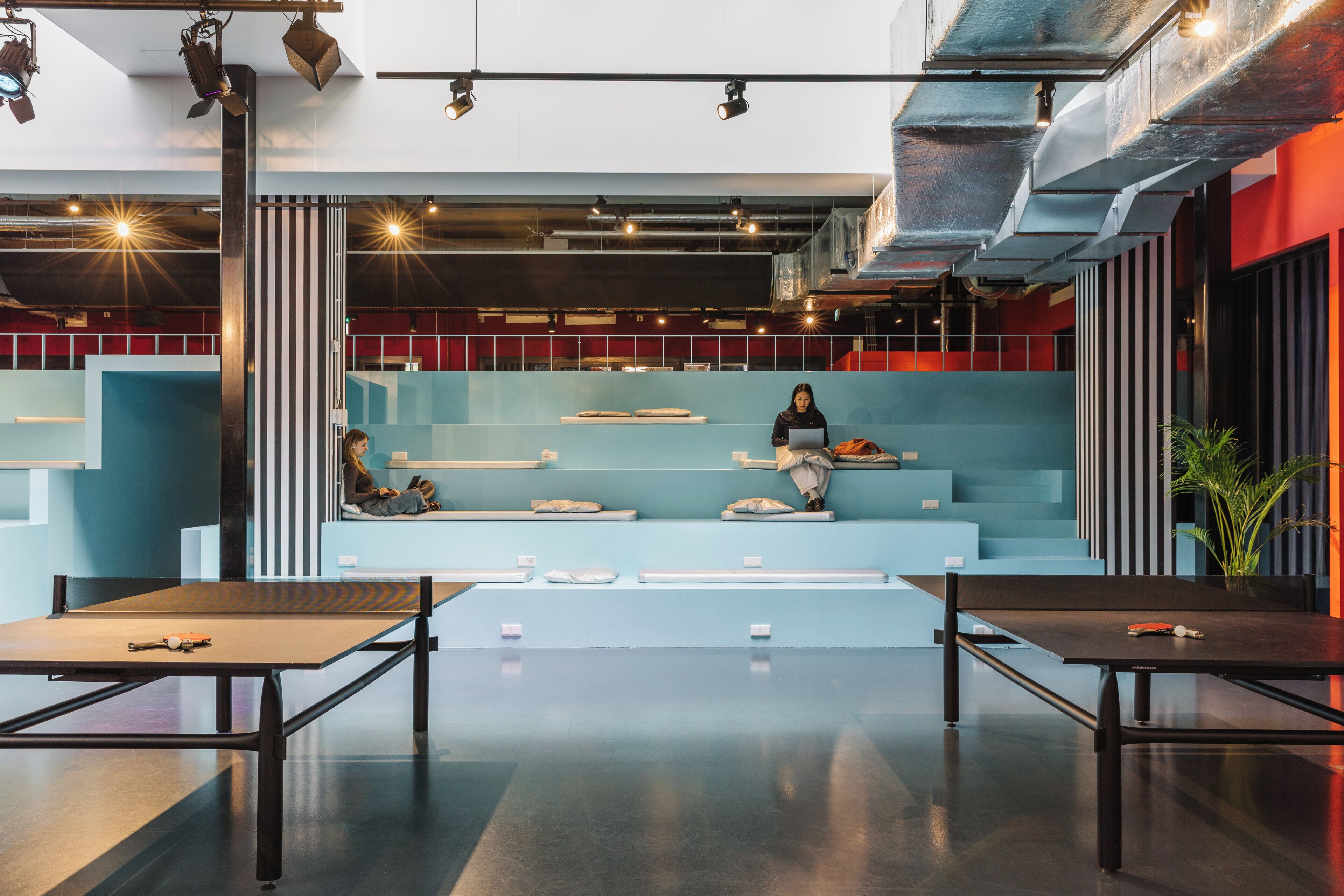 Sala de estar en el lobby