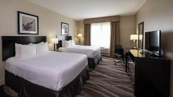 Egyptian cotton sheets, premium bedding, in-room safe, blackout drapes