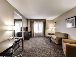 Suite Premium, 1 habitación, no fumadores | Sábanas de algodón egipcio, ropa de cama de alta calidad, caja fuerte