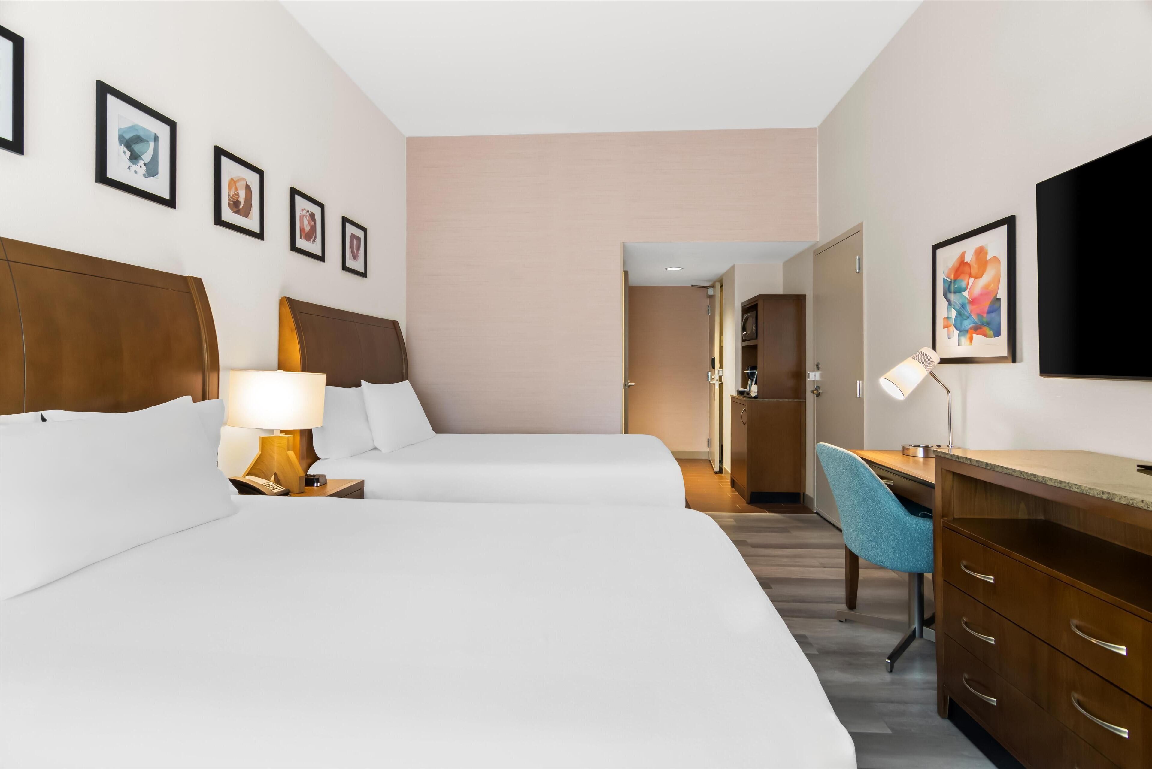 room, 2 queen beds | premium bedding, in-room safe, soundproofing, free wifi