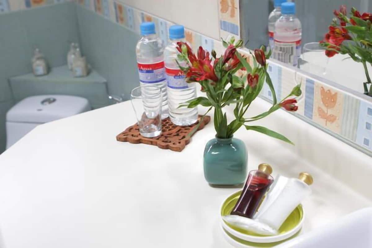 shower, free toiletries, hair dryer, bathrobes