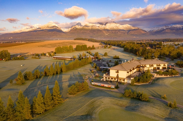 Voorkant van accommodatie