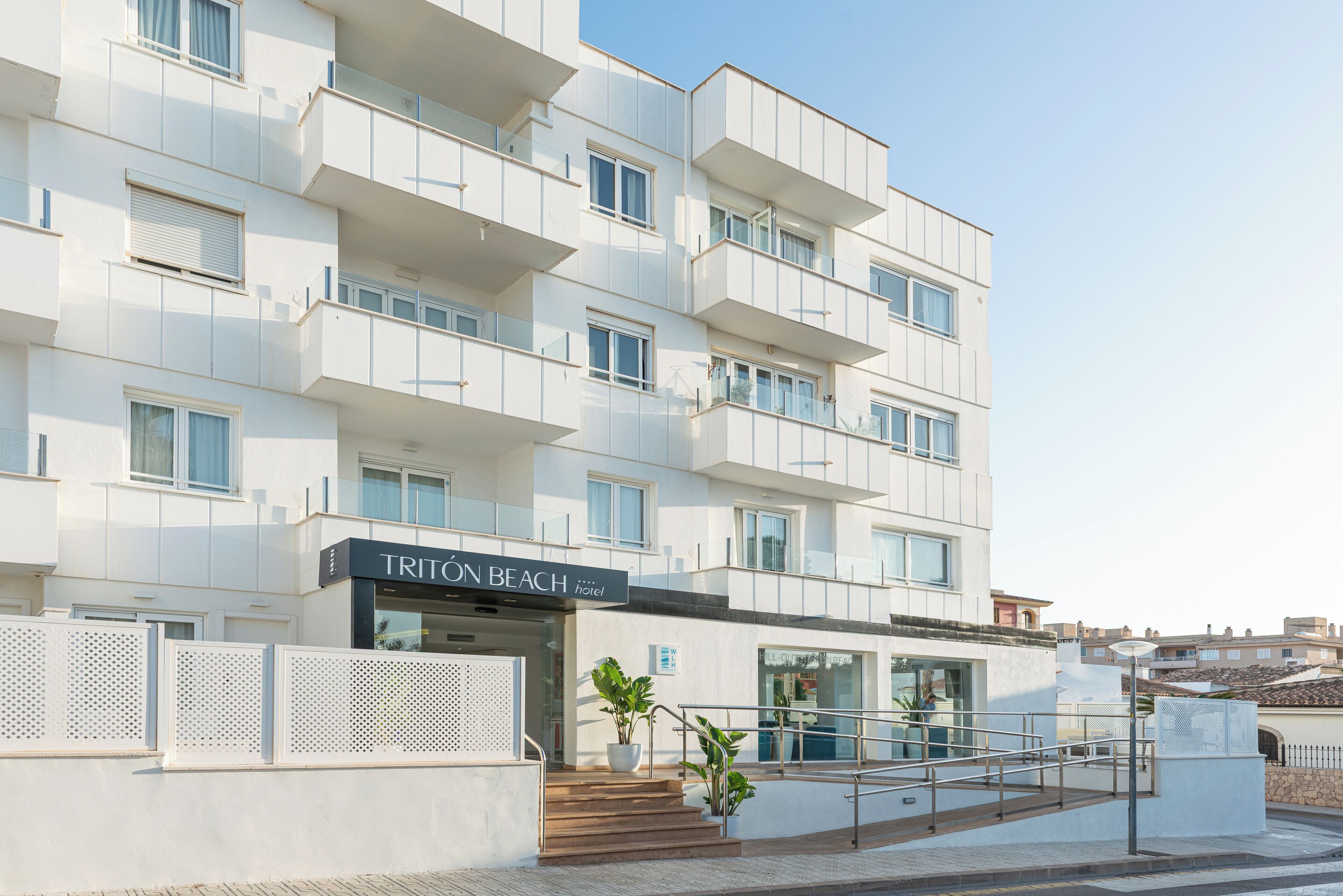 Façade de l’hébergement