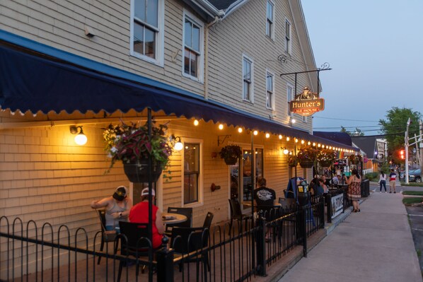 Front of property – evening/night