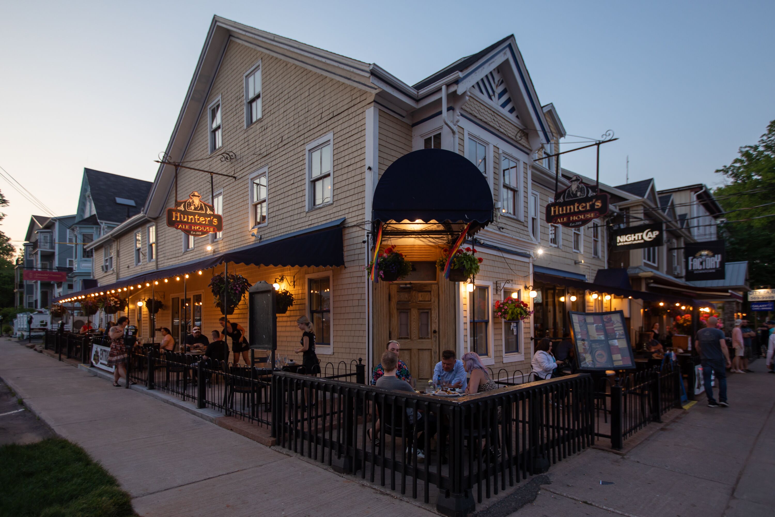 front of property – evening/night