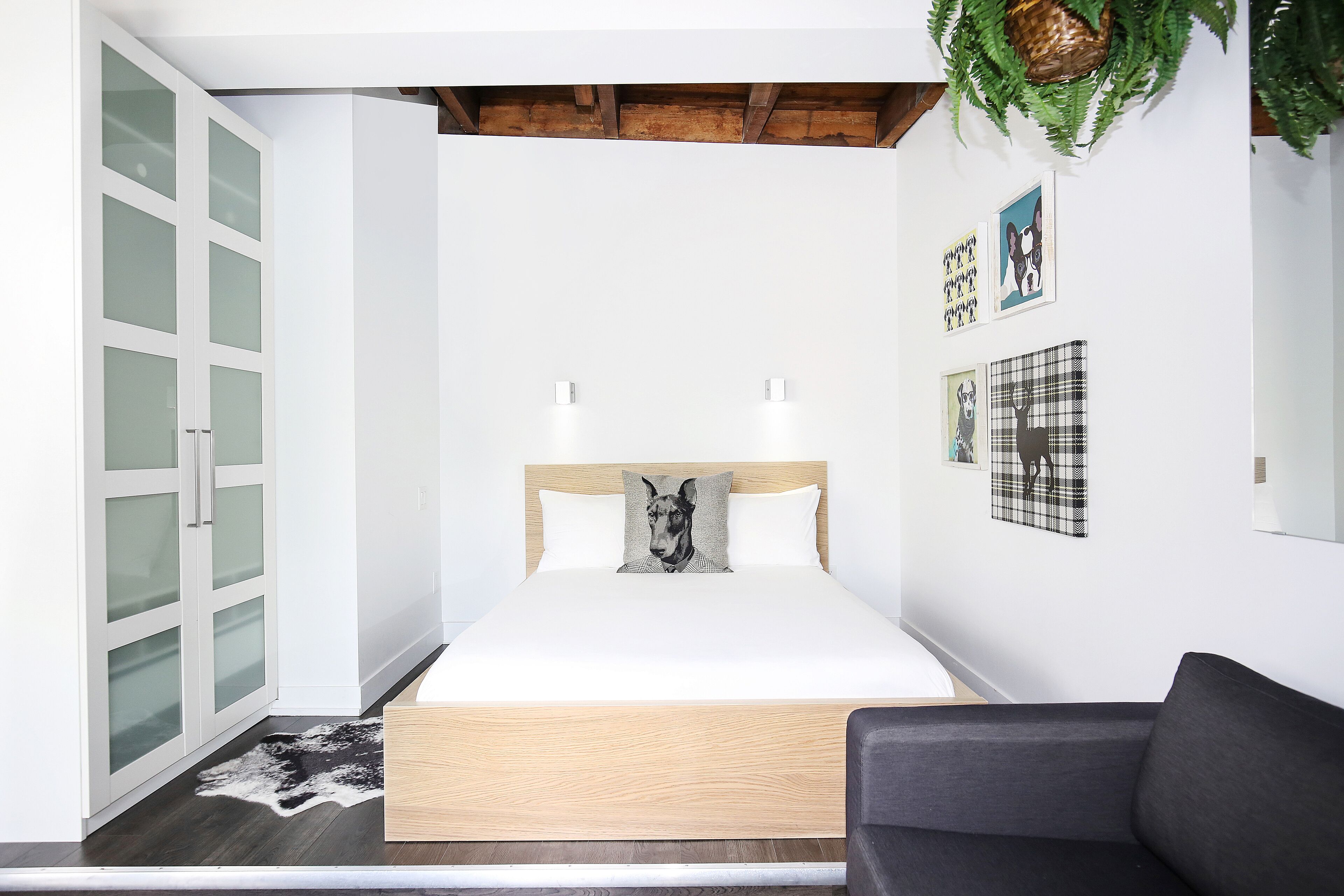 classic apartment | down duvets, memory-foam beds, blackout curtains, iron/ironing board