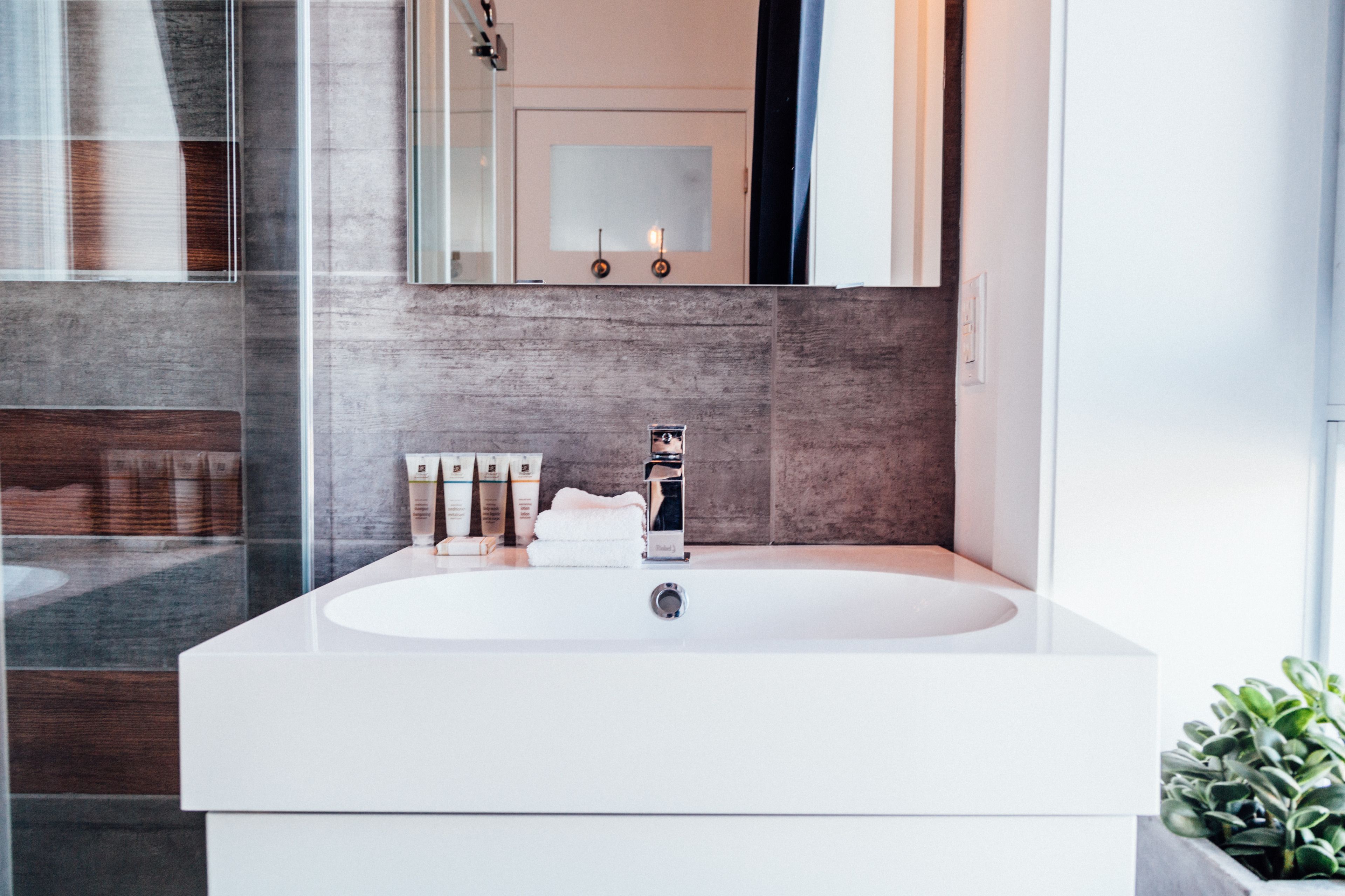 classic apartment | bathroom | shower, rainfall showerhead, free toiletries, hair dryer