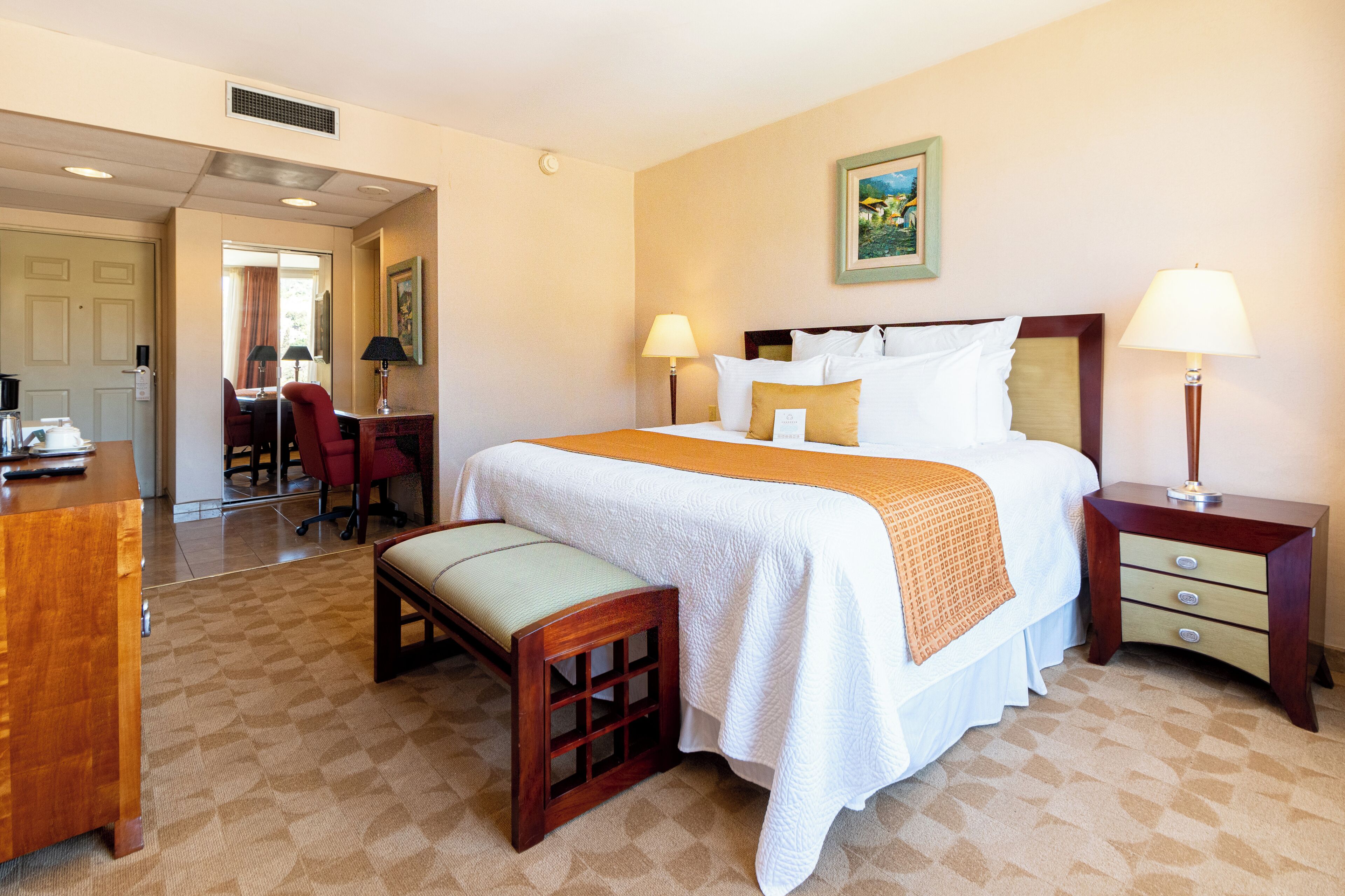 deluxe room, 1 king bed | premium bedding, down duvets, in-room safe, individually decorated