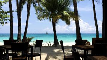 Breakfast, lunch, dinner served; Filipino cuisine, beach views