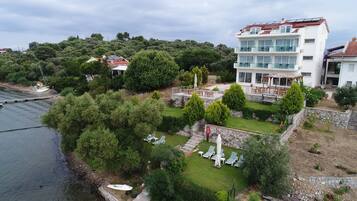 Fassade der Unterkunft