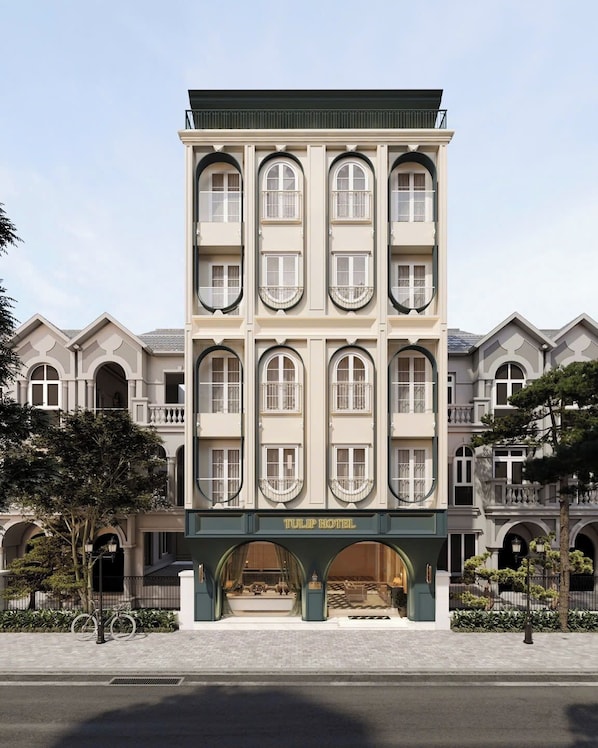 Fassade der Unterkunft