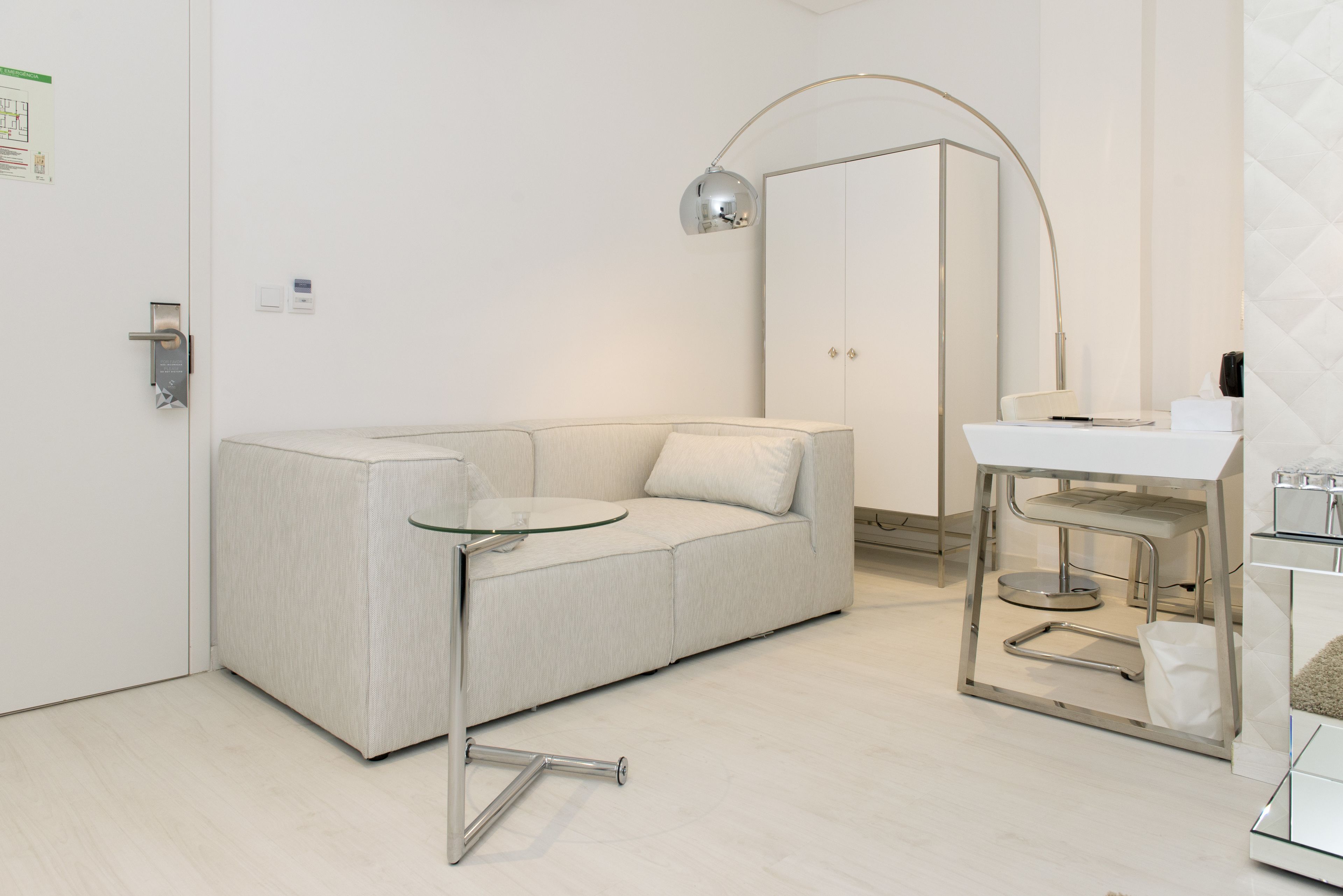 suite (prime) | living area | 40-inch led tv with satellite channels, tv, ipod dock