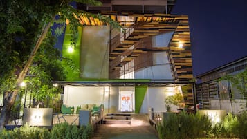 Front of property - evening/night