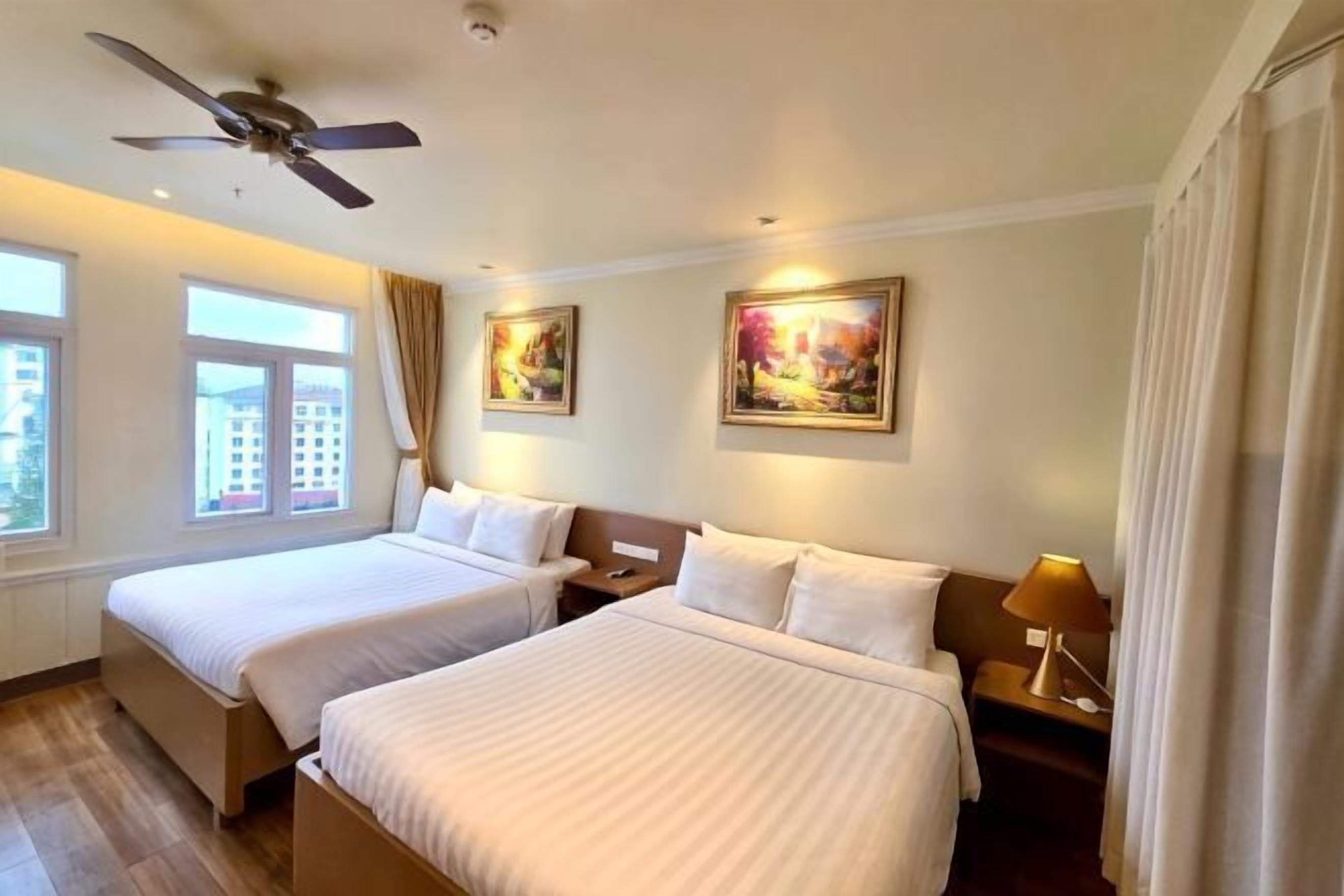 Minibar, in-room safe, desk, blackout curtains