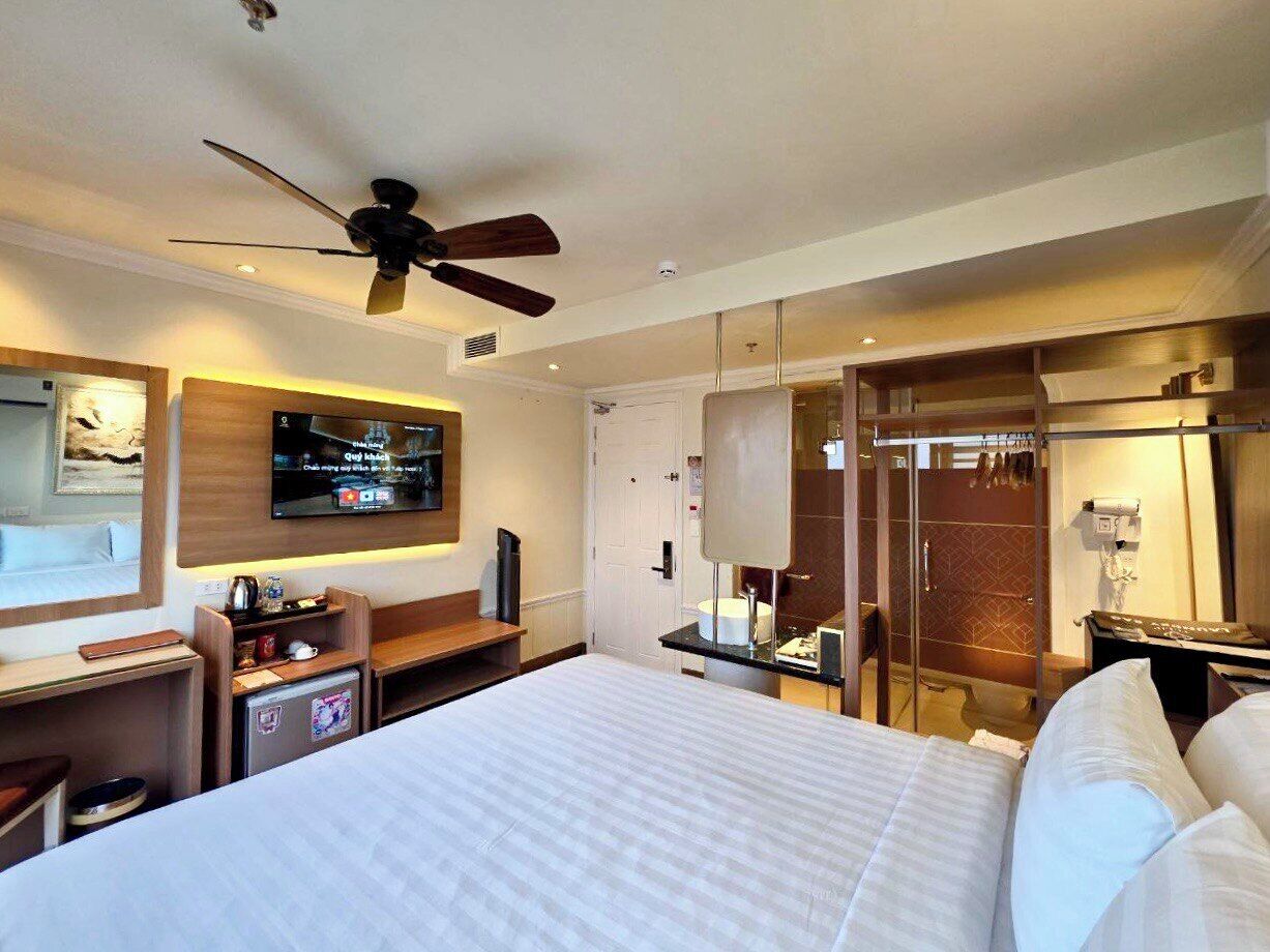panoramic double room | minibar, in-room safe, desk, blackout curtains
