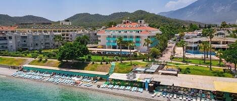 Majoituspaikan julkisivu