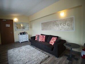 Apartment, 3 Bedrooms, 2 Bathrooms | Living area - Casa Alkea (Brenzone sul Garda)