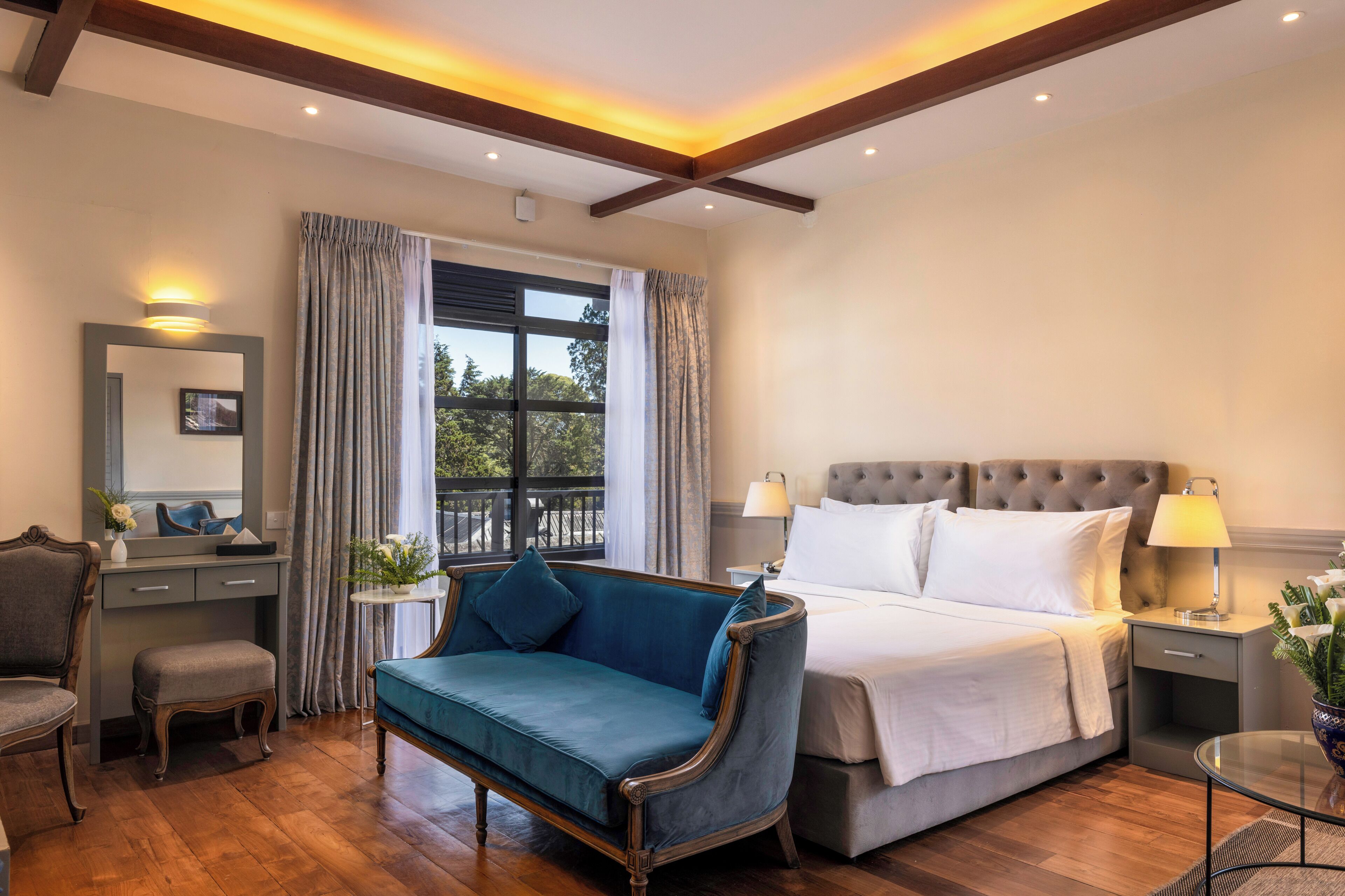 Deluxe Double or Twin Room, 1 Bedroom, Non Smoking, Garden View | Premium bedding, minibar, in-room safe, desk