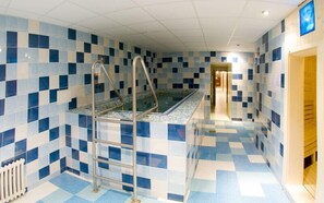 Sauna, hot tub, steam room